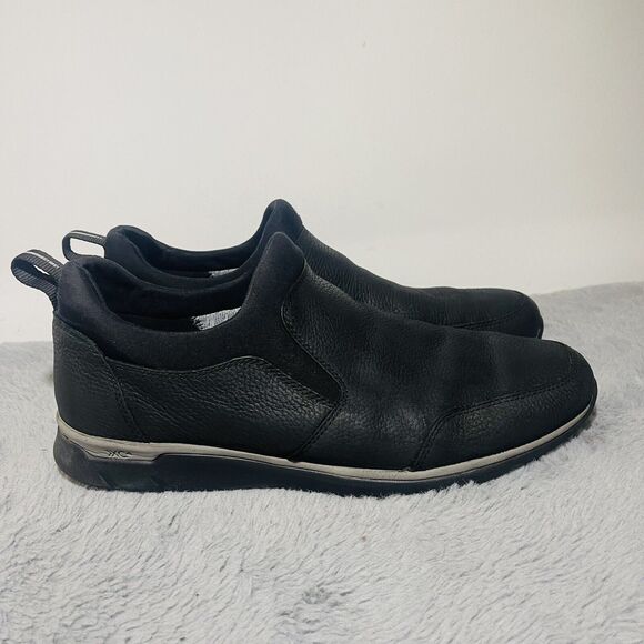 Johnston Murphy Shoes Mens 12M Black Leather XC4 Slip On Comfort Waterproof - Picture 2 of 11